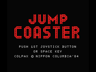 Jump Coaster screenshot 2 for MSX